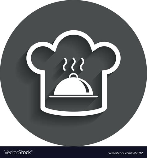 Chef Hat Sign Icon Cooking Symbol Royalty Free Vector Image