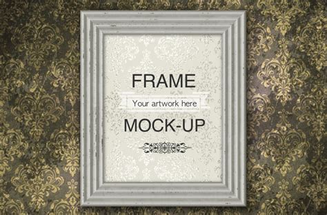 Shabby Frame Mockup By Mockalley Thehungryjpeg