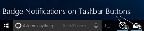 Windows 10 Tip Disable Number Of Badge Notifications On Taskbar