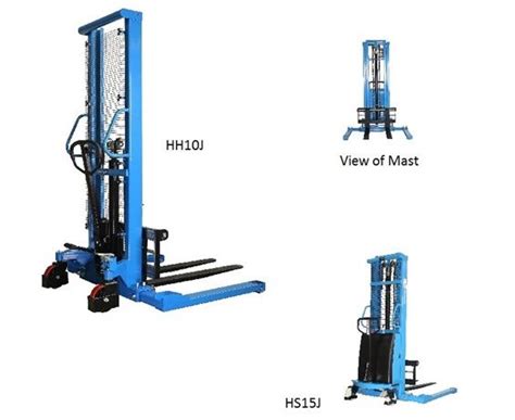 Manual And Semi Electric Straddle Stackers At Nationwide Industrial