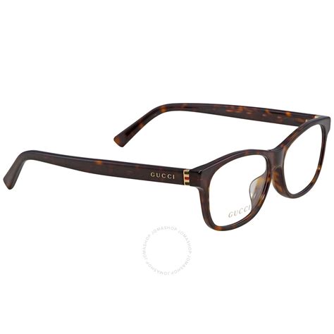 gucci men s tortoise oval eyeglass frames gg0458oa 002 55 gg0458oa 002 55 889652203072