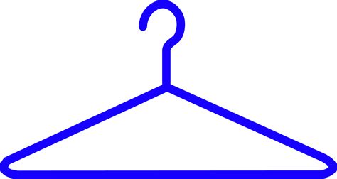 Download hanger clipart images and vector illustrations in 45 different styles for free. Blue Plastic Coat Hanger - Free Clip Art