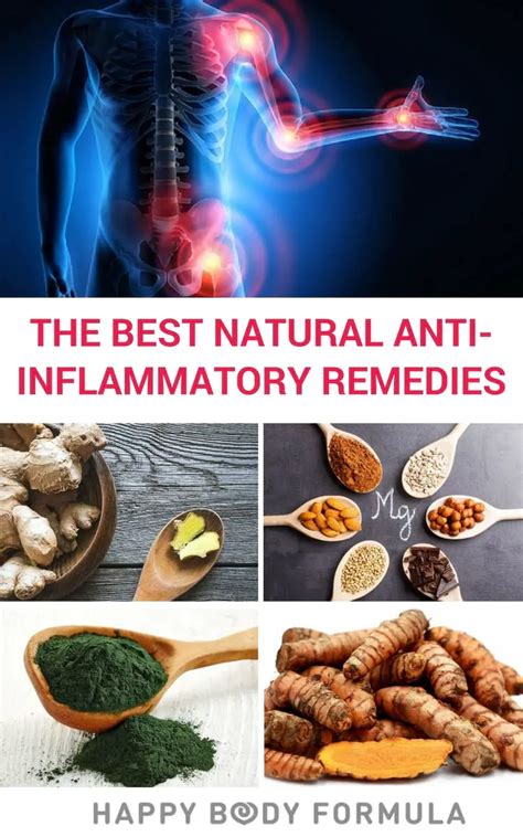 5 Most Powerful Natural Anti Inflammatory Remedies Happy Body Formula