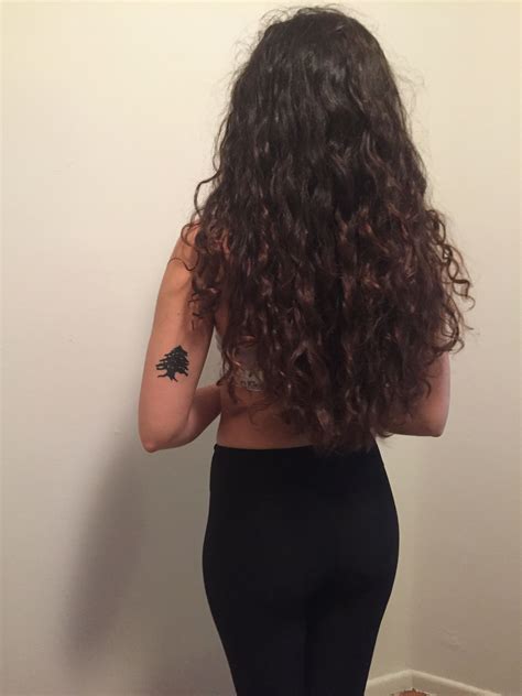 Lebanese Cedar Arabic Arab Tattoo Lebanon Curly Hair Curls Hair