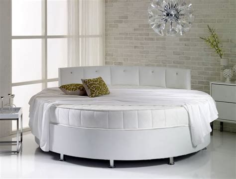 Designer Circular Bed Available In Various Colours And Fabrics