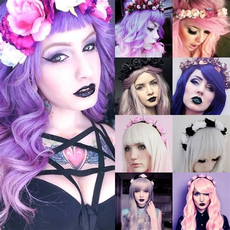 Pin By Heatherlee Gardiner On Be Yourselfstyle Goth Hair Pastel
