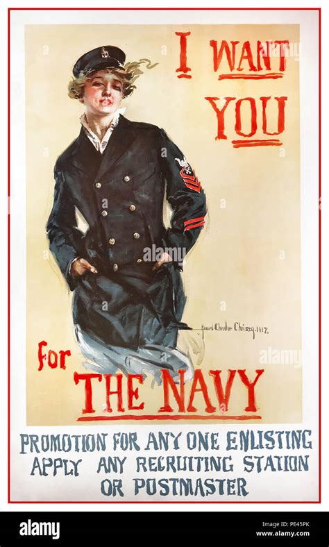 Vintage Ww1 Recruitment Recruiting Propaganda Poster I Want You For