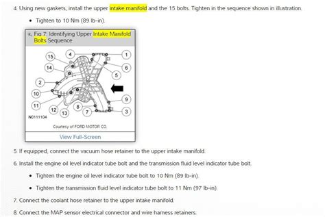 Torque Specs Needed 67 2012 Ford Powerstroke Diesel Forum