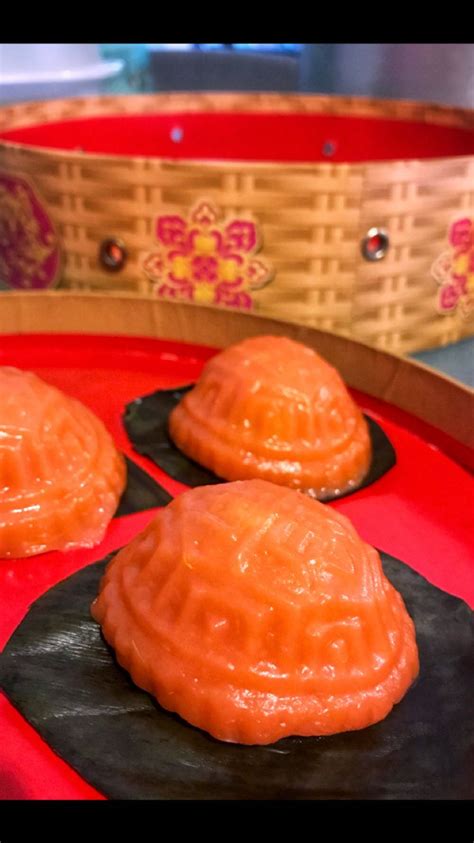 Traditionally During Chinese New Year Ang Ku Red Tortoise Cakes Is