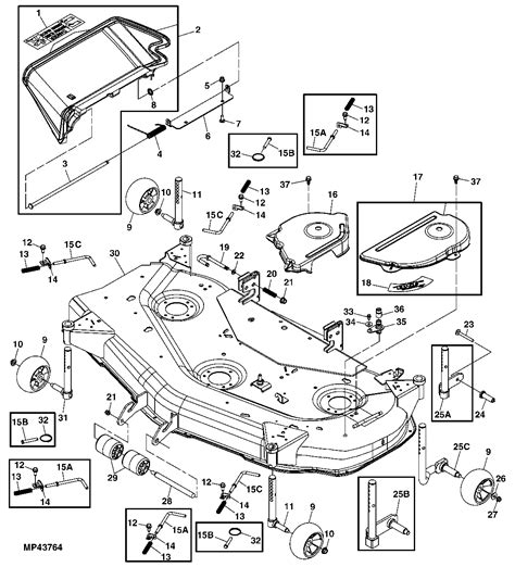 48 Inch John Deere 48 Mower Deck Parts Diagram Heat Exchanger Spare Parts