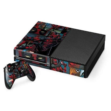 Deadpool Comic Xbox One Console And Controller Bundle Skin Xbox One