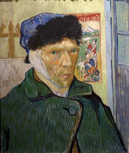 Vincent Van Gogh Self Portrait With A Bandaged Ear 1889 A Photo On