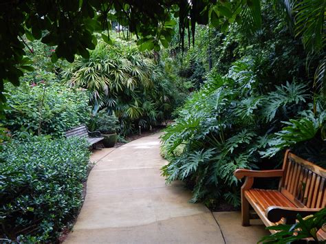 Another Enticing Sitting Area In A Botanical Garden Small Tropical