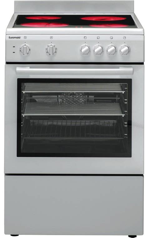 Euromaid's extensive range of kitchen and laundry appliances are manufactured to exacting standards and are at the forefront of european design. Euromaid CW60 60cm Freestanding Electric Oven/Stove ...