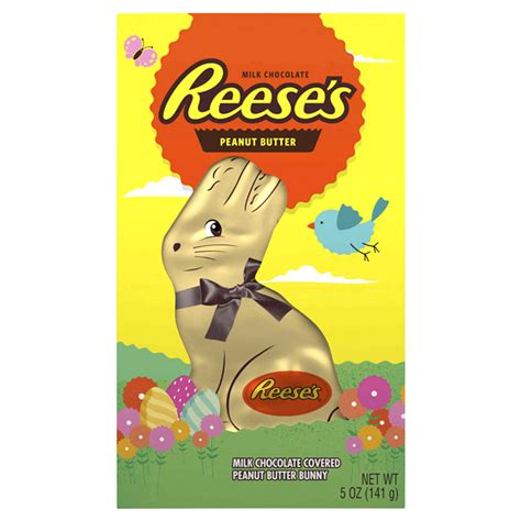 Reeses Easter Peanut Butter Bunny 5 Oz Candy Meijer Grocery