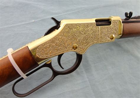 High Grade Engraved Henry Golden Boy 22 Rifle