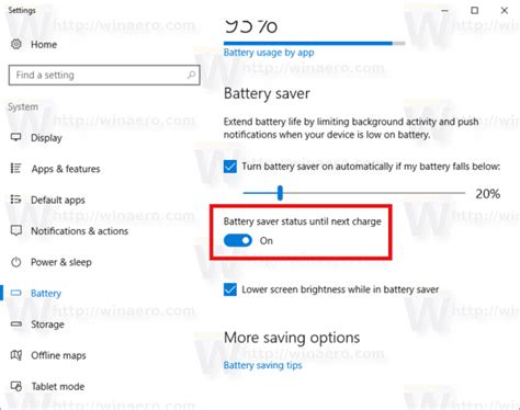 How To Enable Battery Saver In Windows 10
