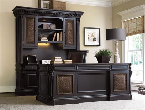 Hooker Furniture Telluride Computer Credenza And Hutch Office Unit Baer