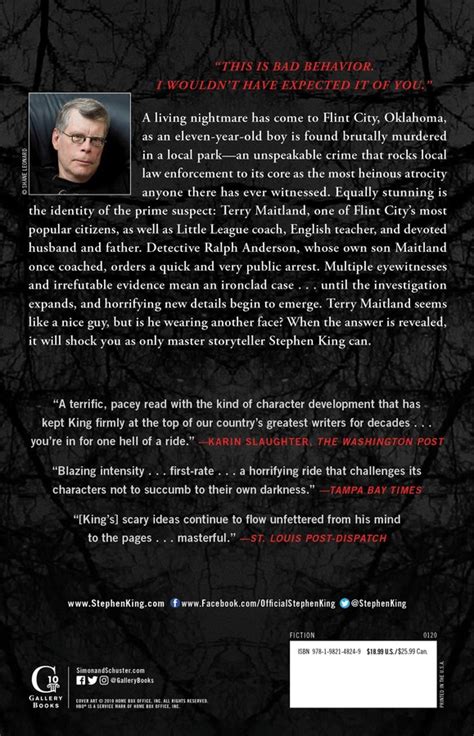 The Outsider Book By Stephen King Official Publisher Page Simon