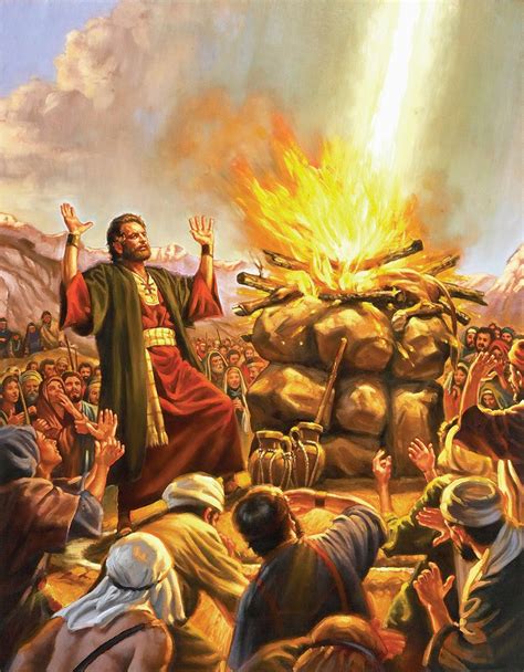 Free Bible Images Elijah And The Prophets Of Baal Free Bible Images