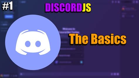 Making Your Own Discord Bot Setting Up The Basics 1 2021 Youtube