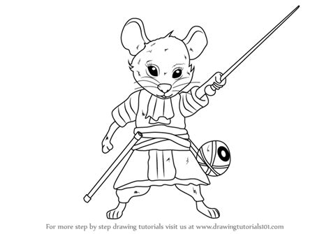 Learn How To Draw The Dormouse From Alice In Wonderland Alice In