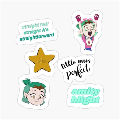 Various Stickers With Different Characters On Them