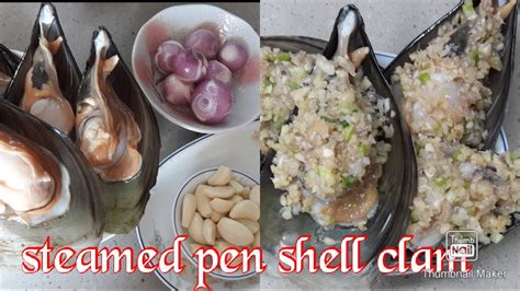 Strain the clam steaming liquid through a fine mesh sieve or cheesecloth to catch any grit, reserving the liquid. How to cook steamed pen-shell clam - YouTube
