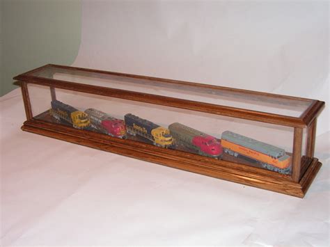 Train Display Case Display Your Prized Engines And Boxcars