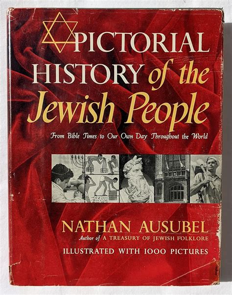 pictorial history of the jewish people from bible times to our o nathan ausubel books