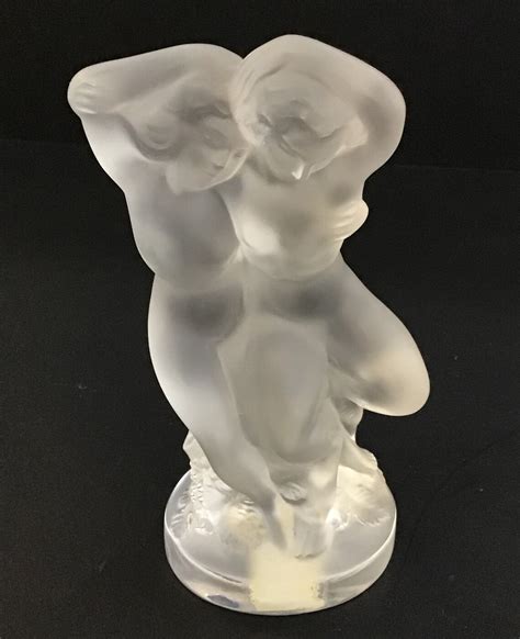 Lalique Crystal Nude Couple Figurine Etsy My Xxx Hot Girl