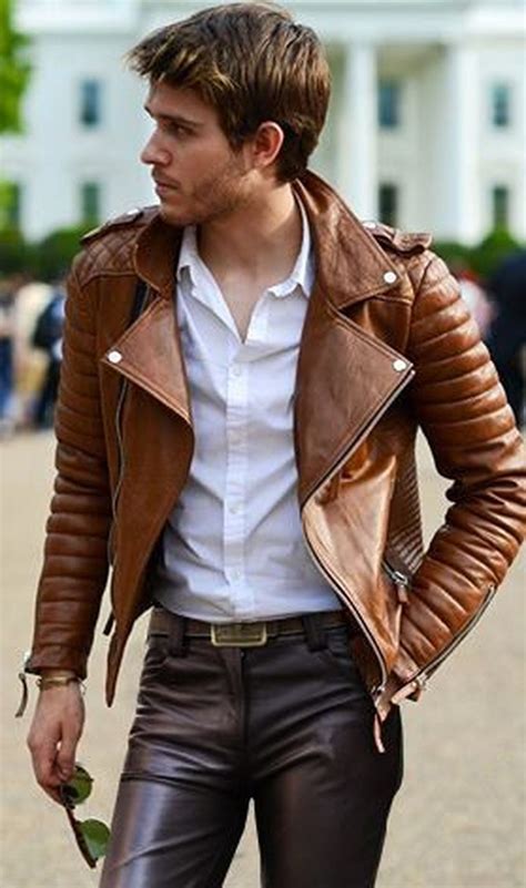 Nice 47 Stylish Brown Leather Jacket Outfits Ideas To Makes You Look