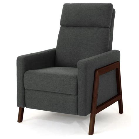 Relax In Mid Century Modern Style With This Manual Recliner Founded On