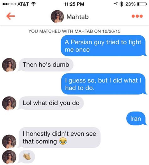 tinder is the goldmine of worst pickup puns you will ever sea or here 56 pics