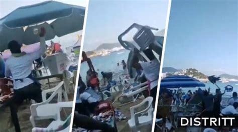 Acapulco Pelea Entre Turistas Y Meseros Se Hace Viral