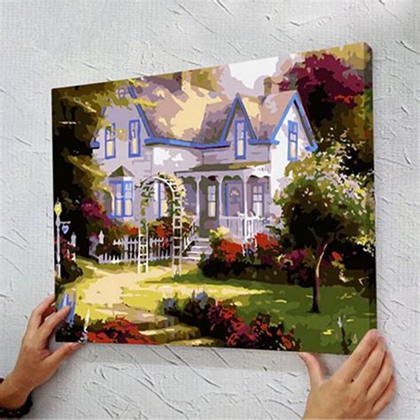 2015 Diy Frameless Pictures Paint By Numbers Digital Oil Painting On