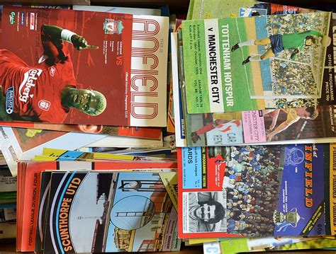 Mullock S Auctions Assorted Selection Of Football Programmes From 1970s Onwards