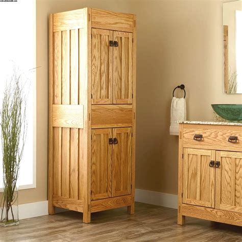 Free Standing Linen Cabinets For Bathroom Providing You All The Space