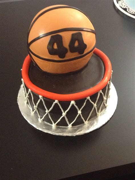 Fondant Basketball Cake Cake Pinterest