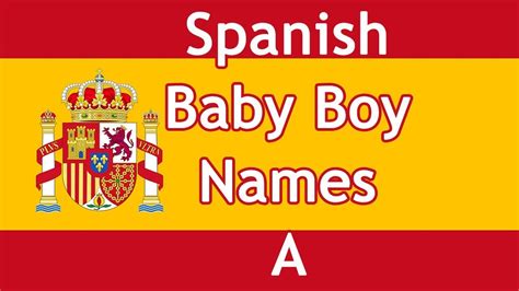 Spanish alphabet and lessons for everybody including kids, schools, teachers, tourists and people living in spain. Letter A - Spanish Baby Boy Names with Meanings - YouTube