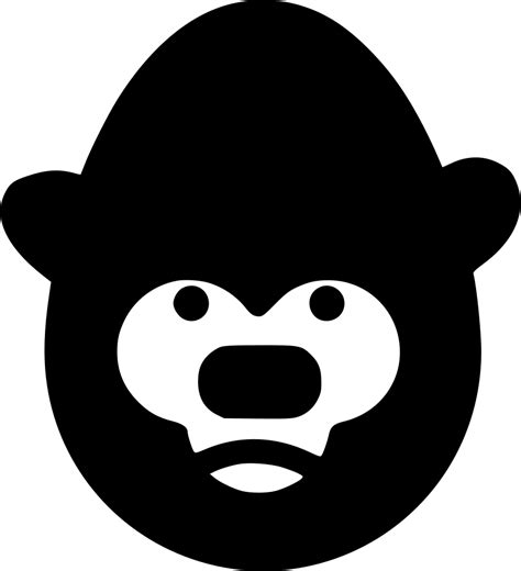 Gorilla Svg Png Icon Free Download (#504516) - OnlineWebFonts.COM