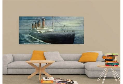 Legendary Titanic Painting On The Metal