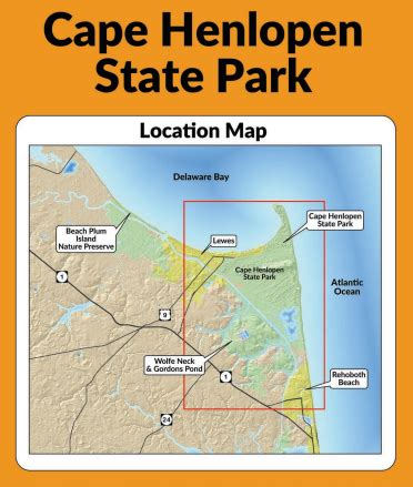 Cape Henlopen State Park Map Sexiezpicz Web Porn