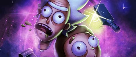 2560x1080 Resolution Morty Smith And Rick Sanchez Fanart 2560x1080