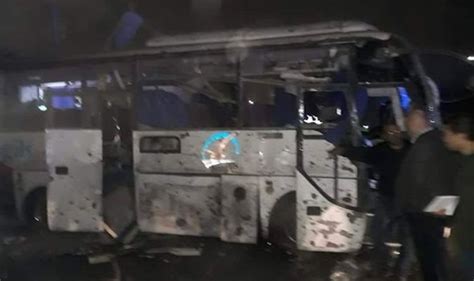 Cairo Tourist Bus Explosion Major Blast By Egyptian Pyramids Four