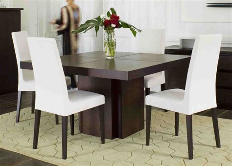 Top 25 Contemporary 4 Seating Square Dining Tables Coffee Table Ideas