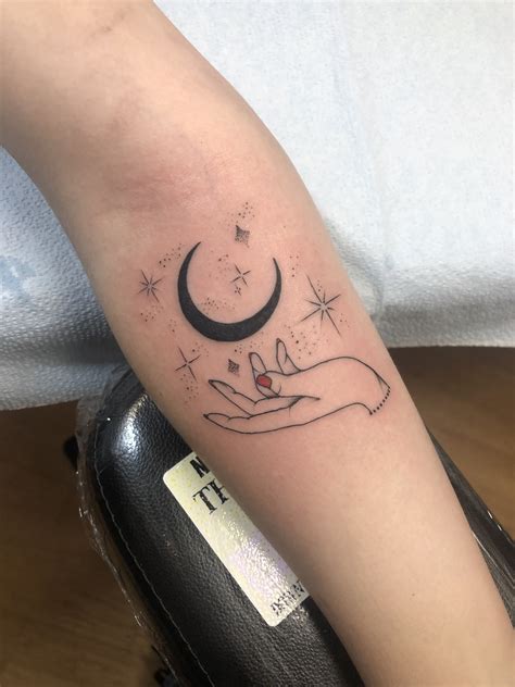 Solid Black Crescent Moon Tattoo Moon Tattoo Tattoos Crescent Moon