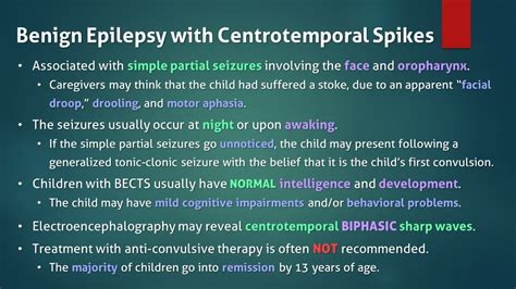Benign Epilepsy With Centrotemporal Spikes Bects Youtube