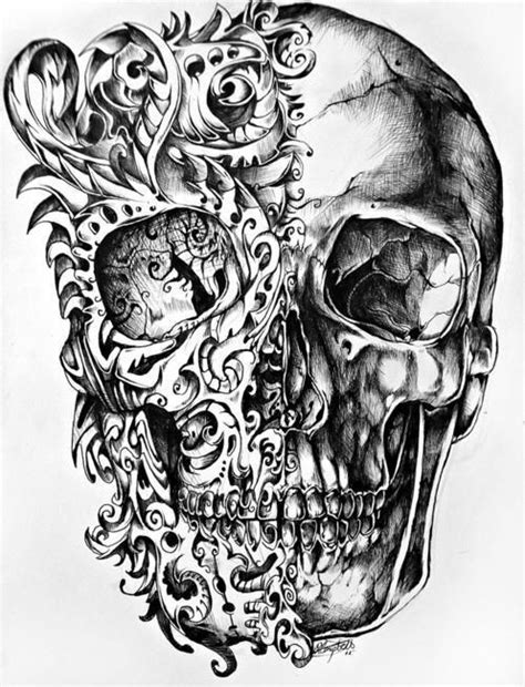 Awesome Skull Tattoo Tattoo Designs Pinterest Skull