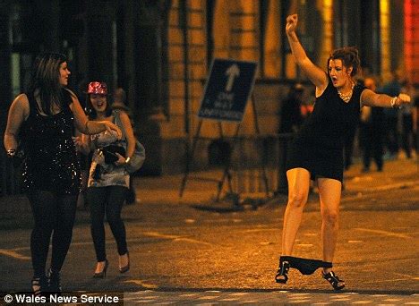 Reveller Pictured With Knickers Around Her Ankles In Another Shocking